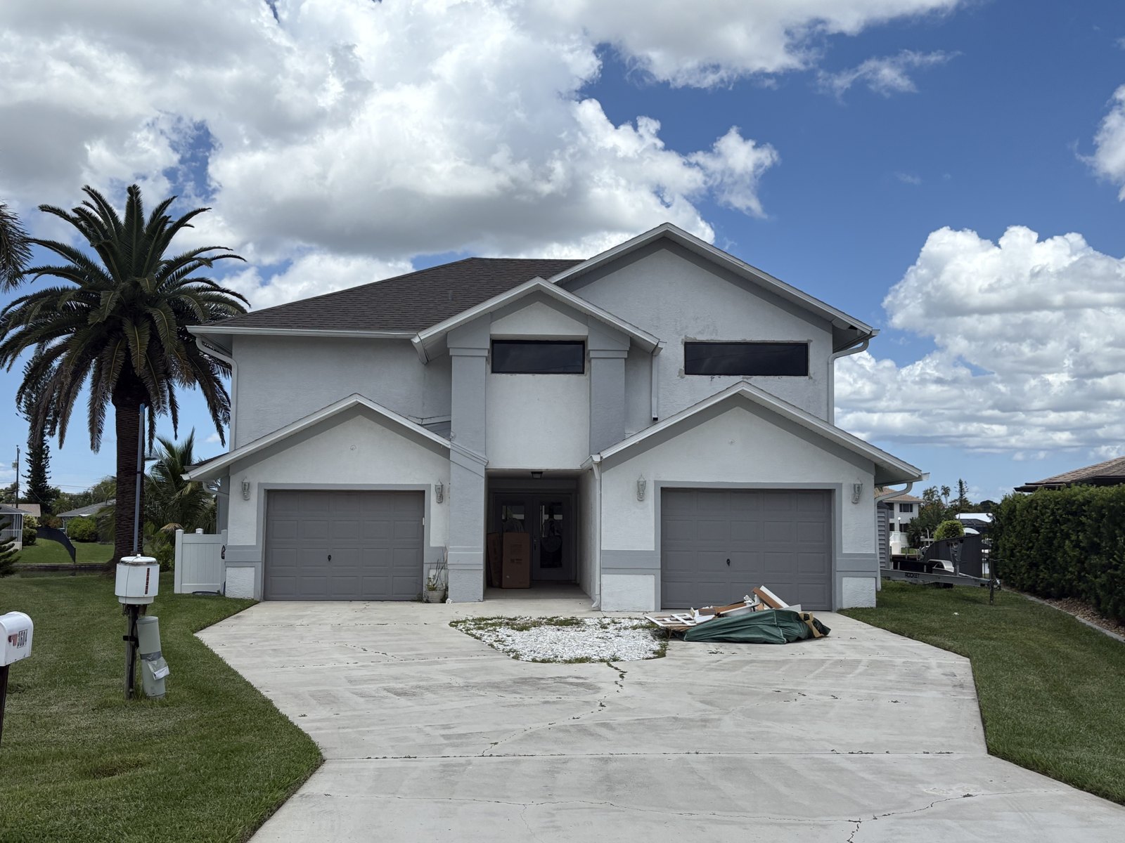 Beautifully painted home exterior