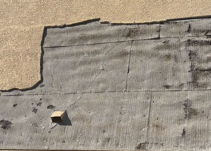 Before: Stucco Repair & Waterproofing