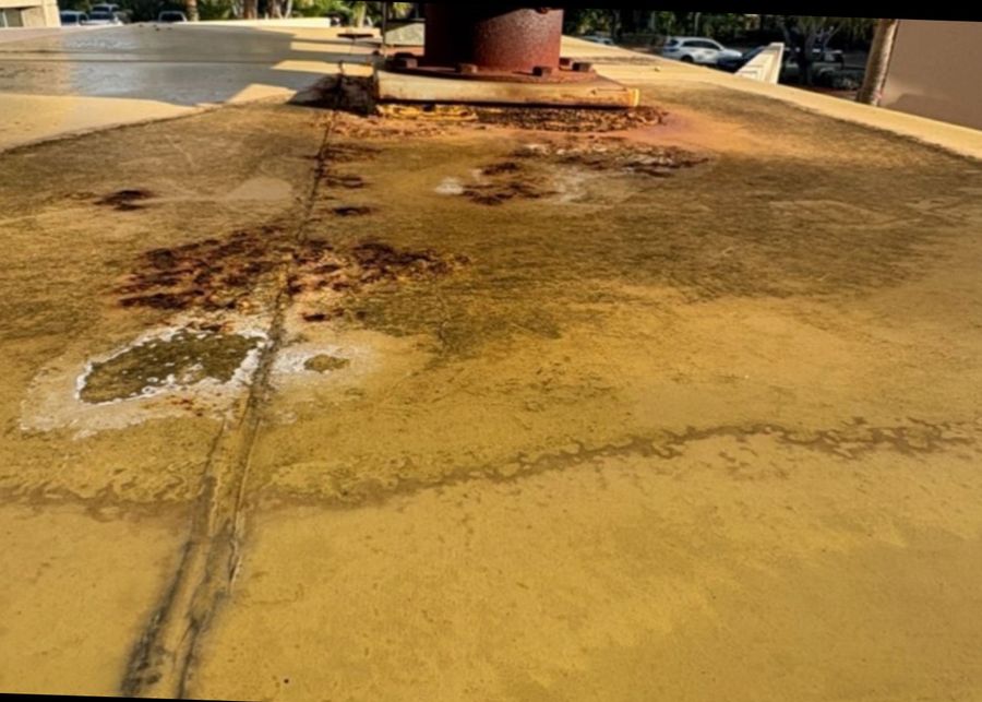 Before: Industrial Tank Coating
