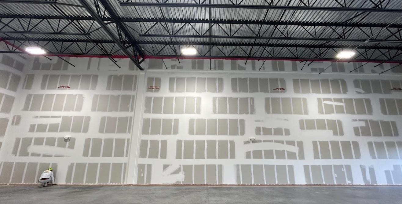 Before: Warehouse High-Wall Finish