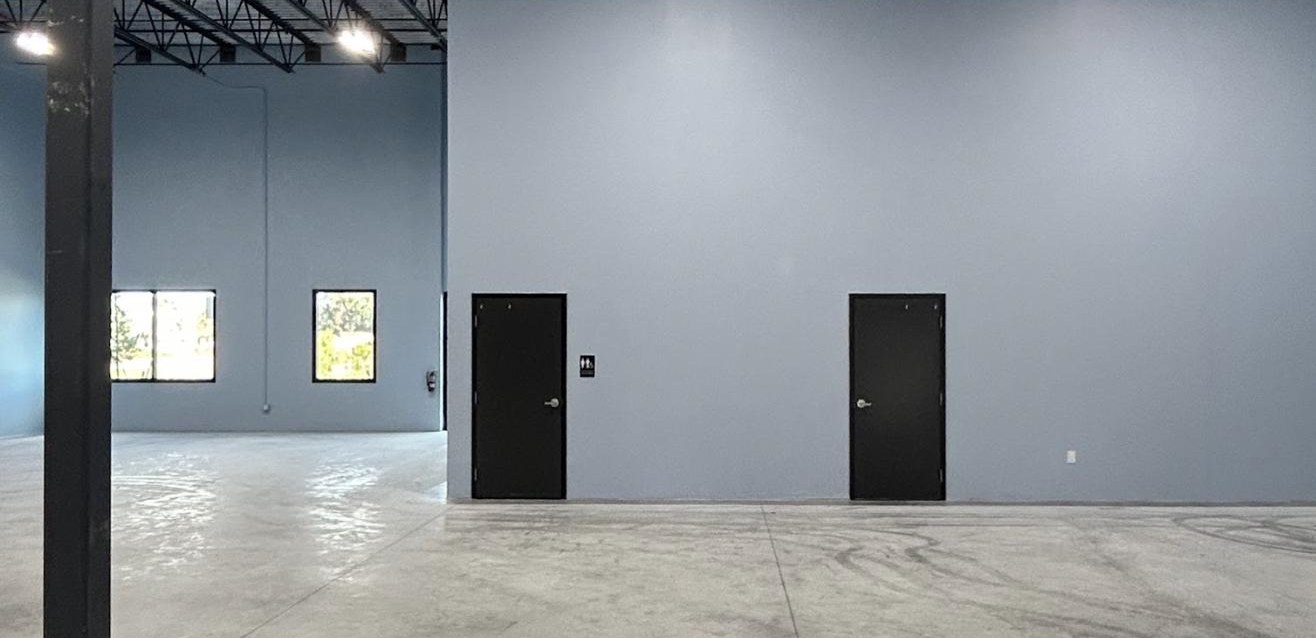 Commercial warehouse interior painted by Sergeant Painters